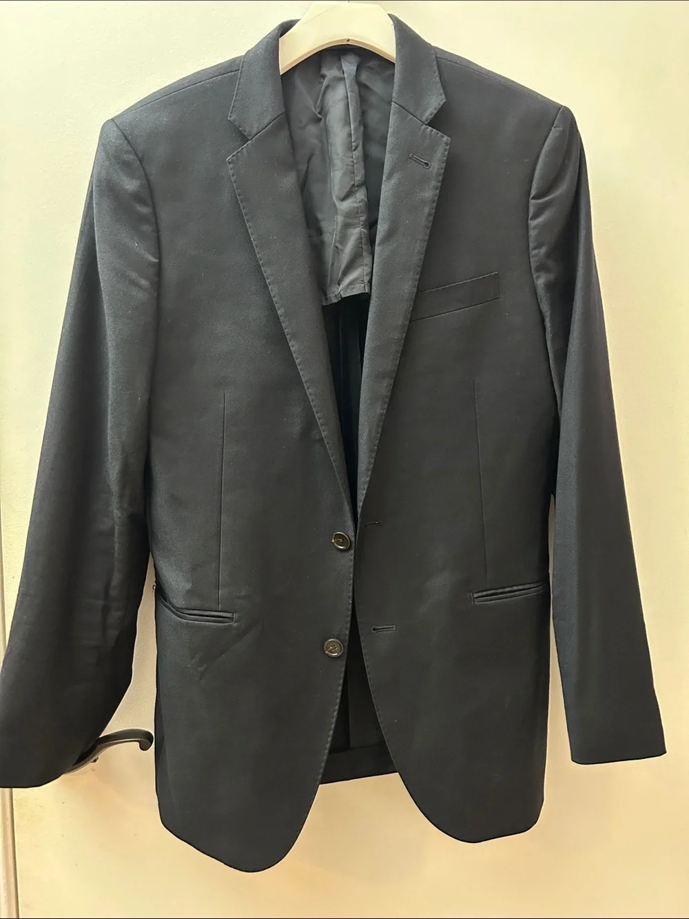 J. Crew Men's Ludlow 100% wool Navy Single-Breasted Sport Coat 40R Lora Piana